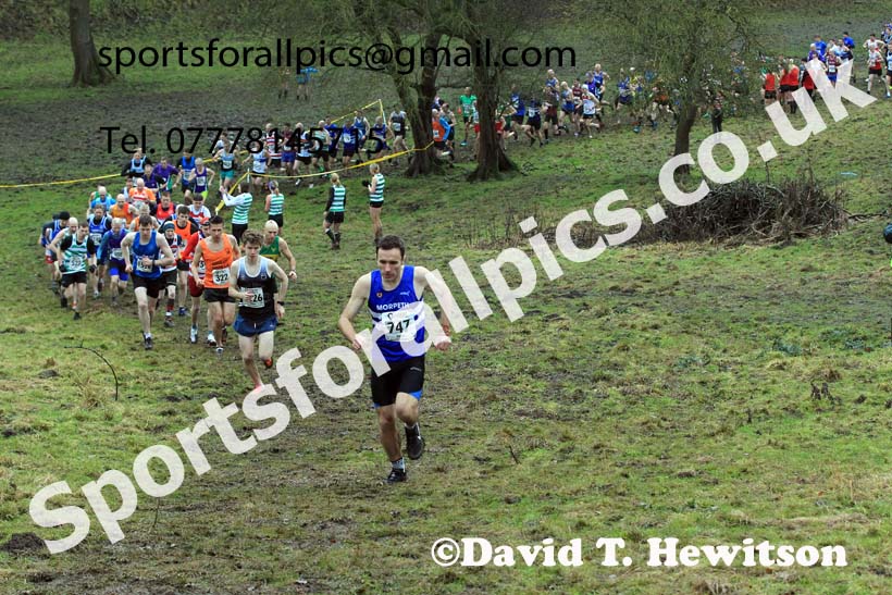 Senior mens 2022 North Eastern Harrier League, Thornley Farm, Peterlee, County Durham. Photo: David T. Hewitson/Sports for All Pics